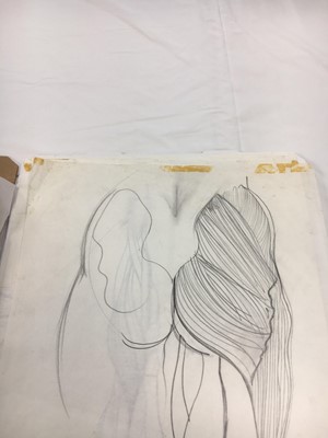 Lot 199 - Julie Verhoeven for John Galliano anatomical drawings and fashion illustrations for A/W 1990-91 and S/S 1991