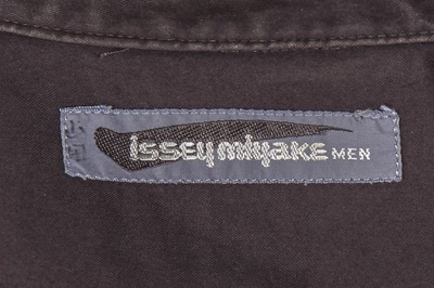 Lot 122 - An Issey Miyake men's grey cotton jumpsuit, 1986