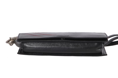 Lot 245 - An Alexander McQueen black leather shoulder bag, circa 2010