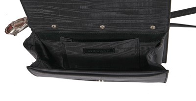 Lot 245 - An Alexander McQueen black leather shoulder bag, circa 2010
