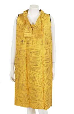 Lot 706 - A 'Yellow Pages' paper dress, American, 1969