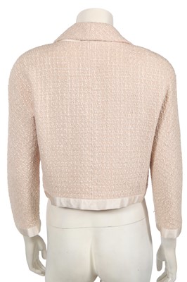 Lot 235 - A Chanel by Karl Lagerfeld cream bouclé jacket, Spring-Summer 1990