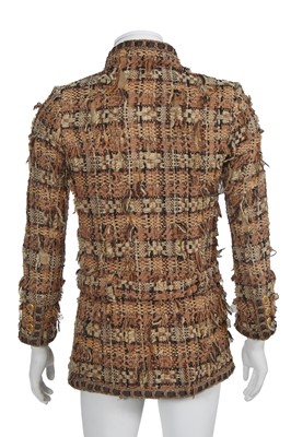 Lot 2 - A Chanel by Karl Lagerfeld distressed fantasy tweed jacket, 'Paris-Rome' collection, Metiers d'Art, Pre-Fall 2016