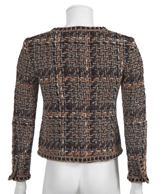 Lot 3 - A Chanel by Karl Lagerfeld tweed jacket in autumnal shades, 'Paris-Rome' collection, Métiers d'Art, Pre-Fall 2016
