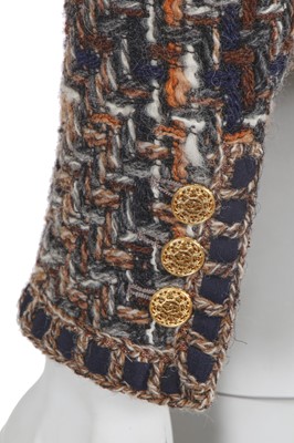 Lot 3 - A Chanel by Karl Lagerfeld tweed jacket in autumnal shades, 'Paris-Rome' collection, Métiers d'Art, Pre-Fall 2016