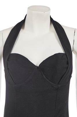 Lot 336 - A Jean Paul Gaultier black jersey dress, 2010s