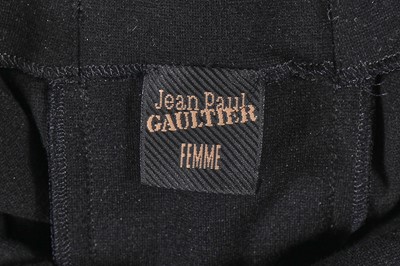 Lot 336 - A Jean Paul Gaultier black jersey dress, 2010s