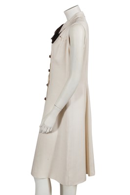 Lot 241 - A Chanel haute couture by Gaston Bertrelot silk dress, circa 1972