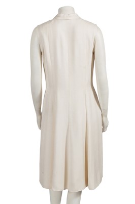 Lot 241 - A Chanel haute couture by Gaston Bertrelot silk dress, circa 1972