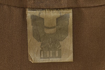 Lot 157 - A Biba men's futuristic brown wool suit, circa 1974