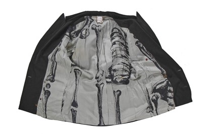 Lot 99 - A Jean Paul Gaultier men's black wool and faux-fur blazer, ‘Les Rock Stars’ collection, Autumn-Winter 1987-88