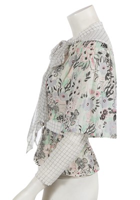 Lot 648 - An Ossie Clark/Celia Birtwell for Radley 'Pretty Woman' printed muslin blouse, 1970s