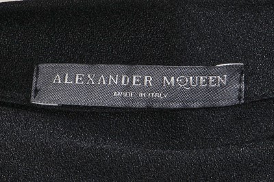 Lot 373 - An Alexander McQueen black silk dress, pre-collection, Spring-Summer 2007