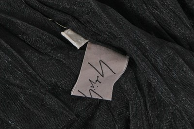 Lot 425 - A Yohji Yamamoto black nylon dress, 1990s