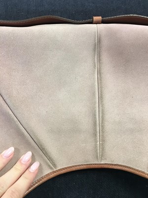 Lot 254 - An Yves Saint Laurent by Tom Ford suede Mombasa bag, circa 2002