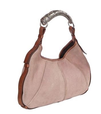 Lot 254 - An Yves Saint Laurent by Tom Ford suede Mombasa bag, circa 2002