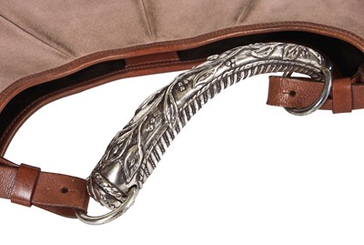 Lot 254 - An Yves Saint Laurent by Tom Ford suede Mombasa bag, circa 2002