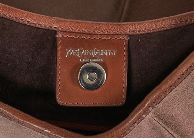 Lot 254 - An Yves Saint Laurent by Tom Ford suede Mombasa bag, circa 2002