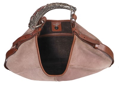 Lot 254 - An Yves Saint Laurent by Tom Ford suede Mombasa bag, circa 2002