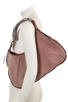 Lot 254 - An Yves Saint Laurent by Tom Ford suede Mombasa bag, circa 2002