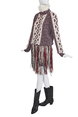 Lot 18 - A Chanel by Karl Lagerfeld knitted alpaca-blend ensemble, 'Paris-Dallas' collection, Métiers d'Art, Pre-Fall 2014