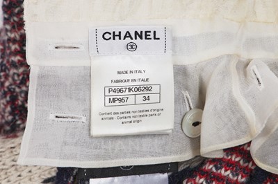 Lot 18 - A Chanel by Karl Lagerfeld knitted alpaca-blend ensemble, 'Paris-Dallas' collection, Métiers d'Art, Pre-Fall 2014