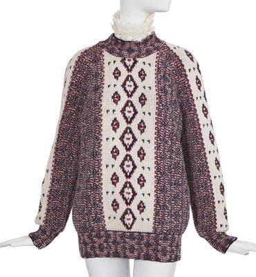 Lot 18 - A Chanel by Karl Lagerfeld knitted alpaca-blend ensemble, 'Paris-Dallas' collection, Métiers d'Art, Pre-Fall 2014