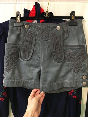 Lot 14 - A Chanel by Karl Lagerfeld lederhosen-inspired ensemble, 'Paris-Salzburg' collection, Métiers d'Art, Pre-Fall 2015