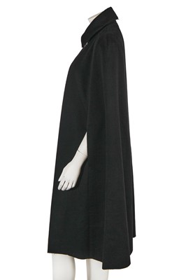 Lot 196 - A Chanel by Karl Lagerfeld black brushed cashmere cloak, 'Paris-Moscow' collection, Métiers d'Art, Pre-Fall 2009