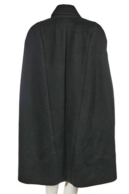 Lot 196 - A Chanel by Karl Lagerfeld black brushed cashmere cloak, 'Paris-Moscow' collection, Métiers d'Art, Pre-Fall 2009