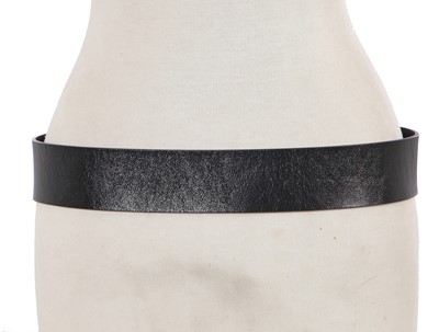 Lot 187 - A Chanel by Karl Lagerfeld black leather belt, 'Egyptomania' collection, Métiers d'Art, Pre-Fall 2019