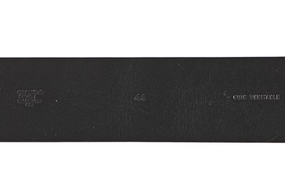Lot 187 - A Chanel by Karl Lagerfeld black leather belt, 'Egyptomania' collection, Métiers d'Art, Pre-Fall 2019