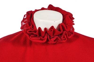 Lot 193 - A Chanel by Karl Lagerfeld red wool jersey sweater, 'Paris-Salzburg' collection, Métiers d'Art, Pre-Fall 2015