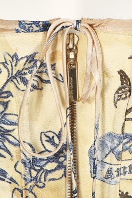 Lot 370 - A Roberto Cavalli printed 'tattoo' corset top, Spring-Summer 2003