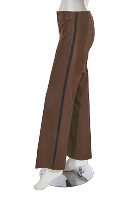 Lot 642 - A Thea Porter brown wool suit, early 1970s