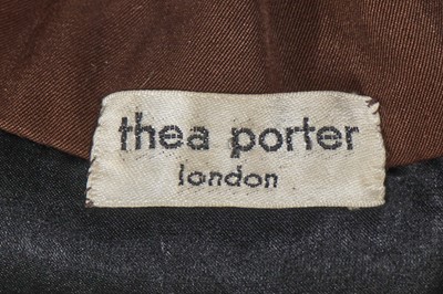 Lot 642 - A Thea Porter brown wool suit, early 1970s