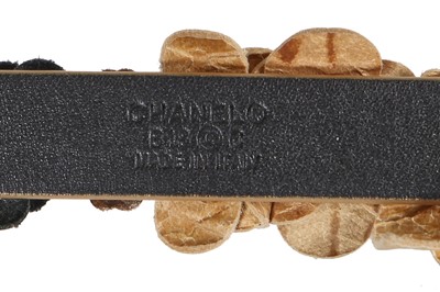 Lot 191 - A group of Chanel by Karl Lagerfeld gold leather accessories, ‘La Modernité de l’Antiquité’ collection, Cruise 2018