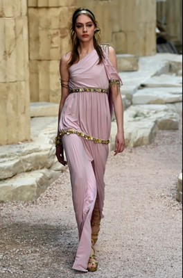 Lot 191 - A group of Chanel by Karl Lagerfeld gold leather accessories, ‘La Modernité de l’Antiquité’ collection, Cruise 2018