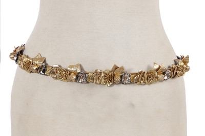 Lot 191 - A group of Chanel by Karl Lagerfeld gold leather accessories, ‘La Modernité de l’Antiquité’ collection, Cruise 2018