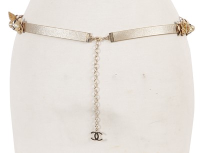 Lot 191 - A group of Chanel by Karl Lagerfeld gold leather accessories, ‘La Modernité de l’Antiquité’ collection, Cruise 2018