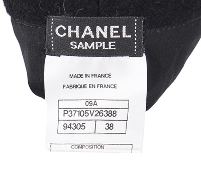 Lot 207 - A pair of Chanel by Karl Lagerfeld wool arm warmers, Autumn-Winter 2009-10