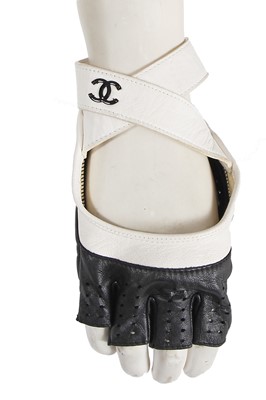 Lot 203 - Three pairs of Chanel by Karl Lagerfeld glovelettes, 2000s-2010s