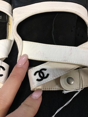 Lot 203 - Three pairs of Chanel by Karl Lagerfeld glovelettes, 2000s-2010s