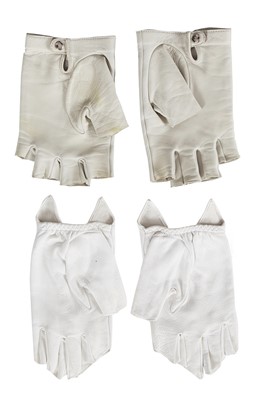 Lot 205 - Two pairs of Chanel by Karl Lagerfeld lambskin glovelettes, 2000s-2010s