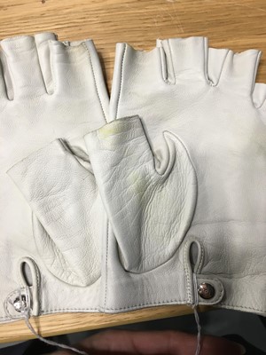 Lot 205 - Two pairs of Chanel by Karl Lagerfeld lambskin glovelettes, 2000s-2010s