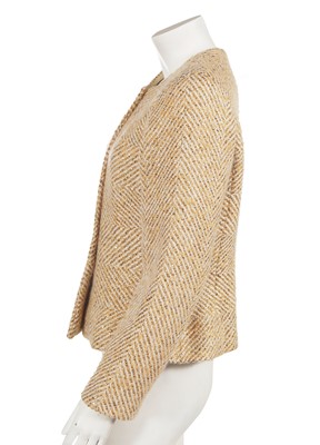 Lot 214 - A Chanel by Karl Lagerfeld gold fantasy tweed jacket, Autumn-Winter 2000-01