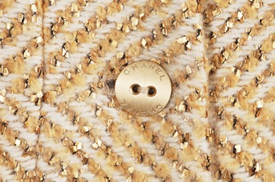 Lot 214 - A Chanel by Karl Lagerfeld gold fantasy tweed jacket, Autumn-Winter 2000-01