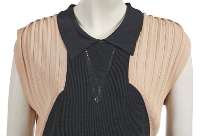 Lot 225 - A Chanel by Karl Lagerfeld black and pink jersey ensemble, 1990s-2000s