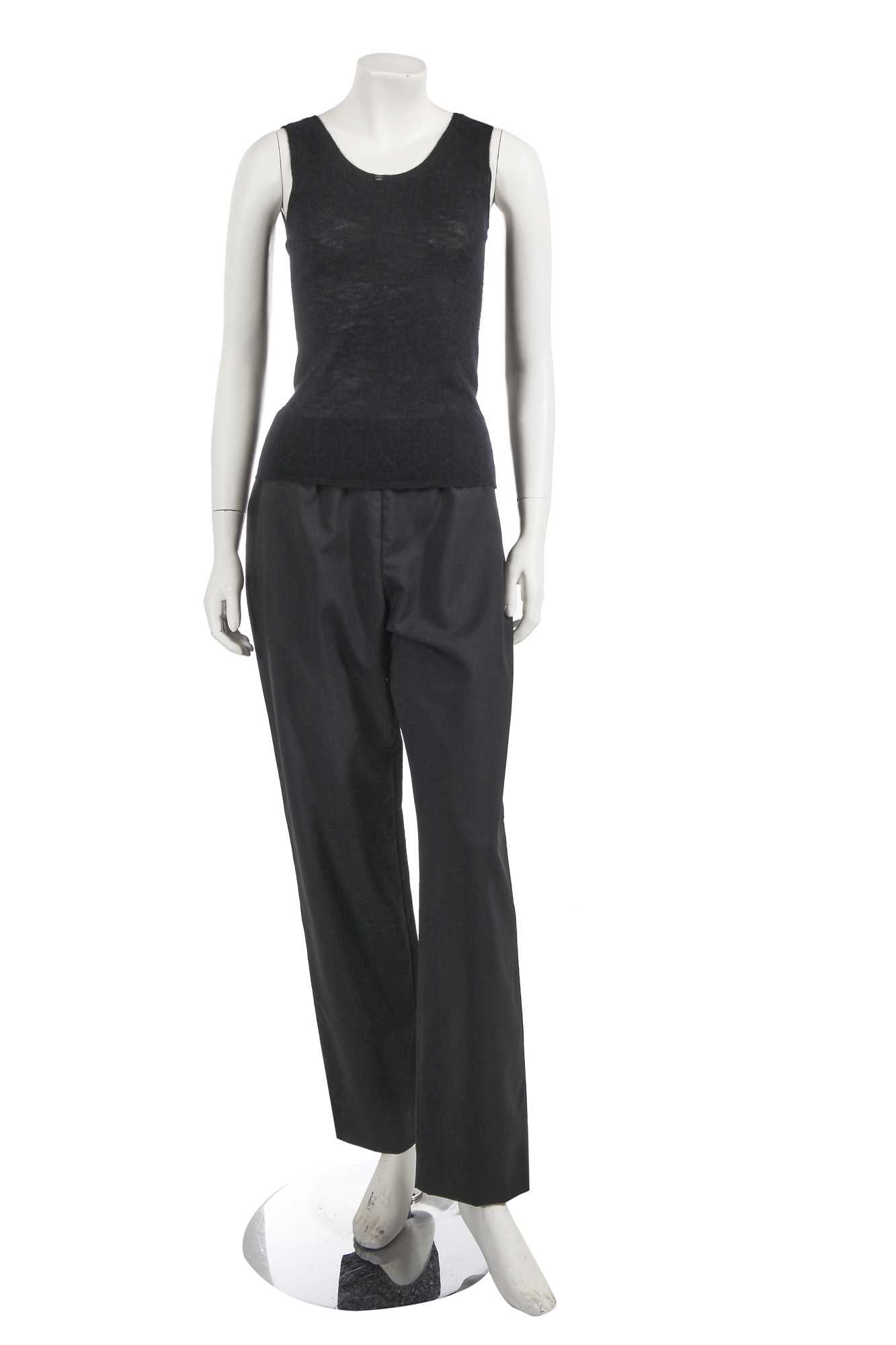 Lot 226 - A Chanel by Karl Lagerfeld black ensemble, 1998-2001