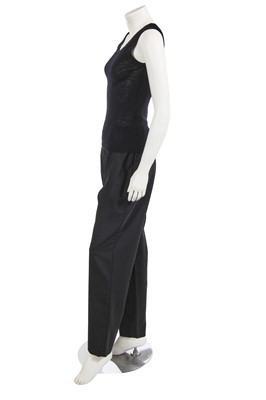 Lot 226 - A Chanel by Karl Lagerfeld black ensemble, 1998-2001